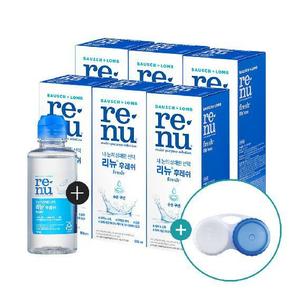 리뉴 후레쉬 355ml x 6개 + 120ml 1개 (+렌즈 케이스 증정)