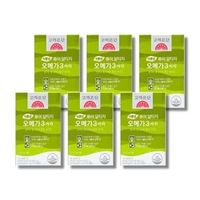 고려은단 퓨어 알티지 오메가3 이지 401mg x 60캡슐 6박스