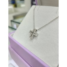 [파주점] [파주점] 미오뉴 다이아몬드 십자가 펜던트(체인제외) WG 18k 210103542