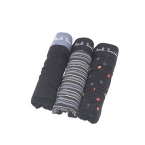 로고 밴딩 드로즈 3PACK 팬티 M1A_914_U3PK85_79_BLACK