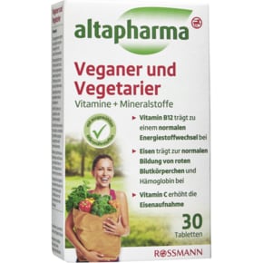 altapharma 알타파마 비건 비타민&미네랄 식이보충제 30캡슐 48g