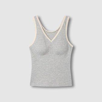 JAJU 여 코튼 레이온 스트레치 탱크 브라캐미솔 J4262010040CB