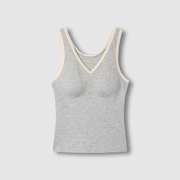 여 코튼 레이온 스트레치 탱크 브라캐미솔 J4262010040CB