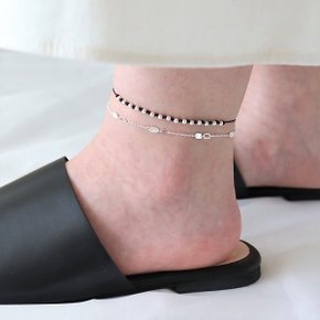 [Silver925] In & out anklet