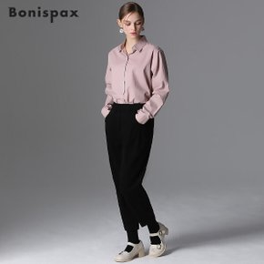 [보니스팍스(Bonispax)] 주머니 밑단 턱 배기 팬츠 (택가격 89000원)