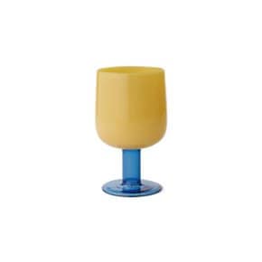 [이노메싸] Two Tone Wine Glass 투 톤 와인 글라스 옐로우/블루 (24095)