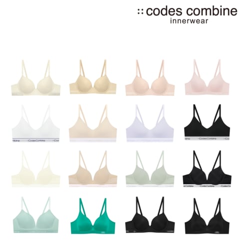 코데즈컴바인이너웨어 노와이어 브라 13종택1(CCWBR513+153+162+912)