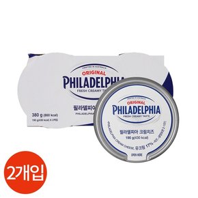 필라델피아 크림치즈 190g x 2개