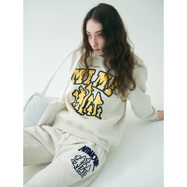 미미카위 MIMI FOREST SWEAT SHIRTS/OATMEAL