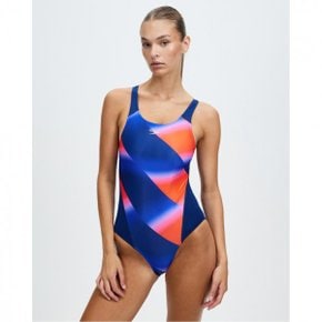 4654172 Speedo Digital Recordbreaker One Piece - Blue  Watermelon