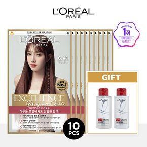 엑셀랑스 파리지앵 시크 염모제 10개+TR5 헤어팩 50ml