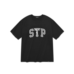 SP STP LOGO T SHIRTS-BLACK