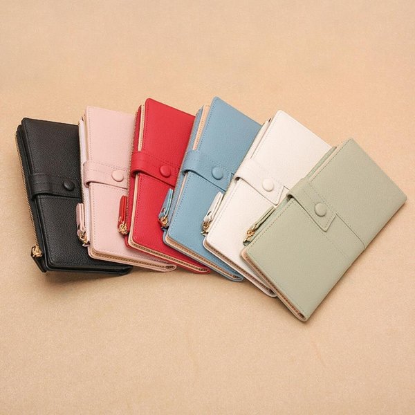 [옷자락] 여성용 일상 실용적인 모던 외출 필수 장지갑