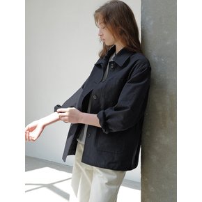 Margaret half jacket (navy)