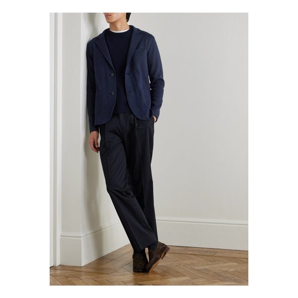 엔필 스탠리 투치  캐시미어 스웨터 블루 46376663162945102