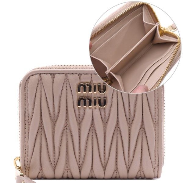 [부산점] 26SS 여성 마테라쎄 지퍼 카드지갑 (5MM268 AFPP F0236 26S)