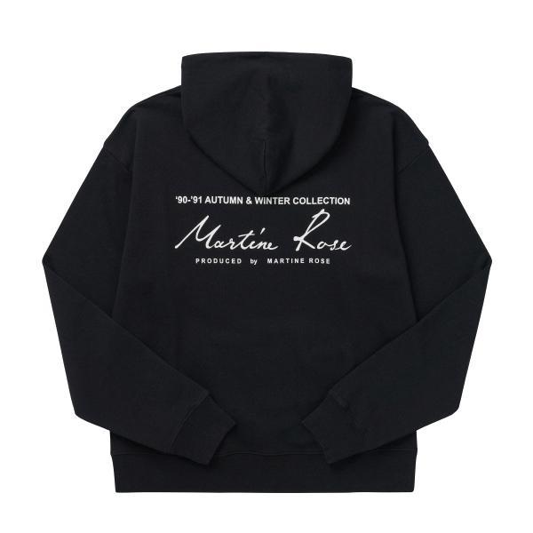 확대된 대표 마틴로즈 MARTINE ROSECMR602FL BLACK 공용 후드티