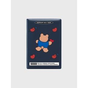 Covy heart-navy(6hole diary)