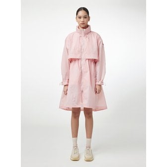 헌터 [WOMEN] 트래블 롱 웨더 자켓 - 핑크 HEW0006AJZPNK