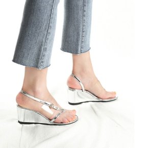 kami et muse Clear top flip flop wedge sandals_KM19s328