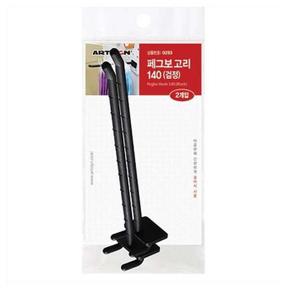 페그보고리140검정타공판고리 생활용품 걸이용고리 (S11129782)