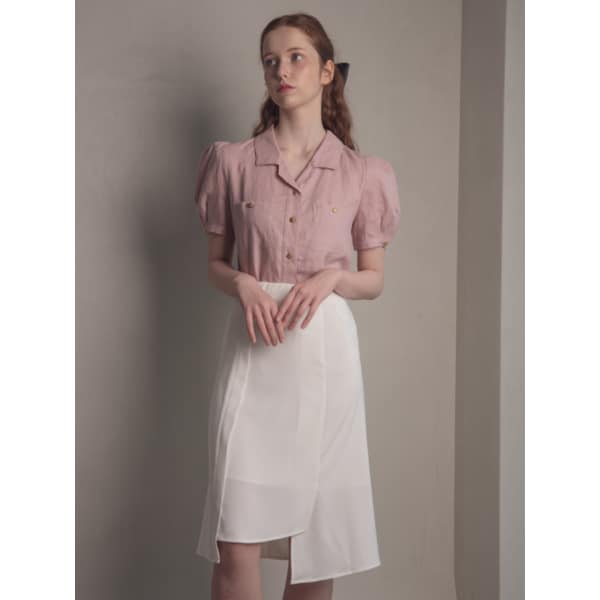 WED asymmetry small A style skirt_3 color