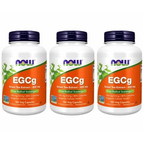 녹차 추출물 EGCg 카테킨 400mg 180베지캡슐 X 3통