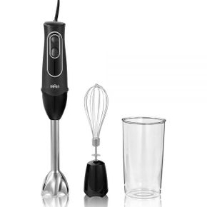 영국 브라운 핸드블랜더 Braun MQ505 Multiquick Hand Blender 블랙 스테인리스 스틸 1637922