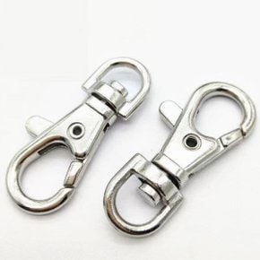 셀프 DIY 열고닫는 기본형 키링 개고리 마감 후크 랍스터 고리 1개