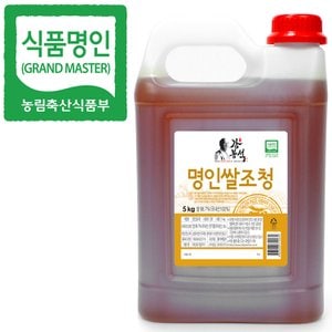 두레촌 강봉석 명인 쌀조청 5kg/조청 물엿/국가지정 식품명인 제32호