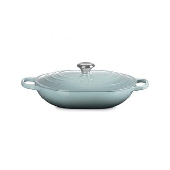  Creuset) 31 cm IH 르 크루제(Le 주물 법랑 냄비 시그니처 오블롱 말미트 시솔트 가스 오븐