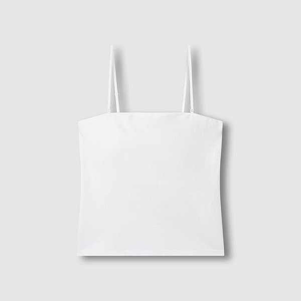 여 코튼 모달 튜브 브라캐미솔 J426201007001