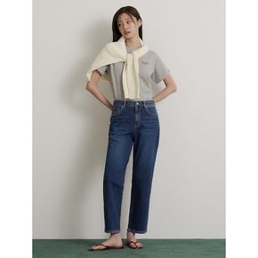 [26SS 시즌오프 30%]슬림배기 뒷밴딩 데님  로열 블루 (BF6221E13N)