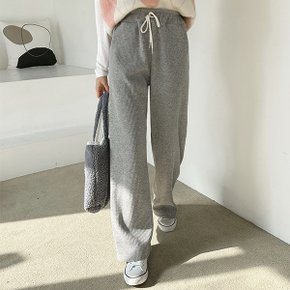브링미 골지 울 와이드 밴딩 니트 팬츠 3color _P332542578