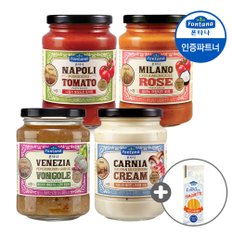 폰타나 파스타소스 혼합세트5 (4병)+스파게티 250g1개 증정