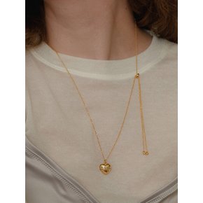 Volume Heart Necklace (2color)