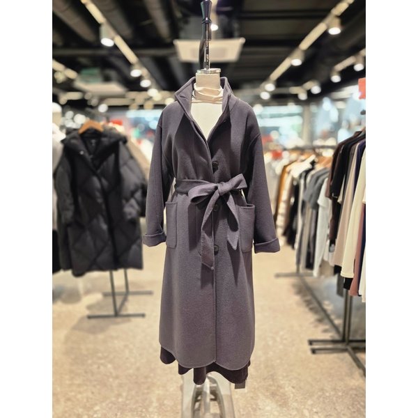 [파주점] 랩 하이넥 벨티드 롱코트 AR4WTS73