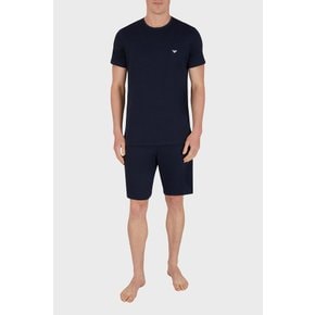남성 이글 로고 자수 라운지 티셔츠 0814114033000