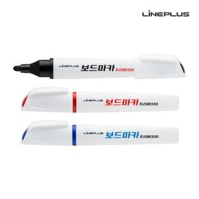 라인플러스 마카펜 트리마 330 보드마카 2.0mm 흑색