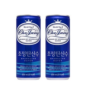 [본사직영] 1+1 초정탄산수 250ml x 30캔 (총 60캔)