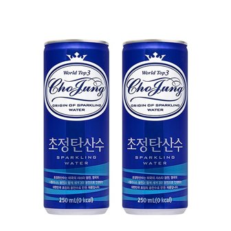 일화 [본사직영] 1+1 초정탄산수 250ml x 30캔 (총 60캔)