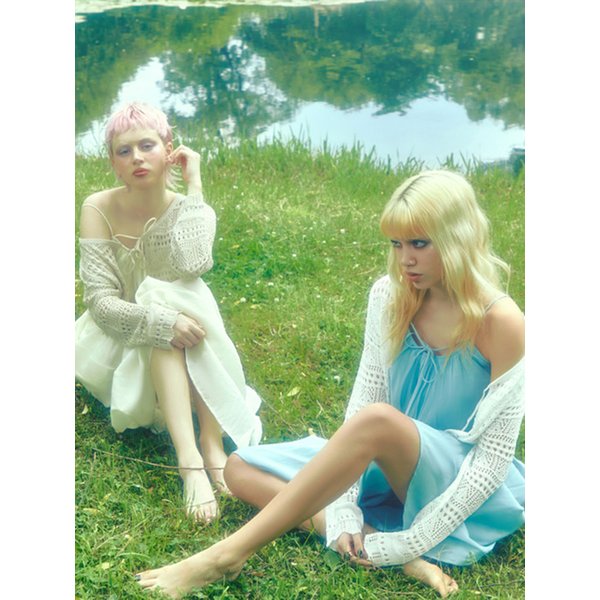 Ribbon Crochet Cardigan