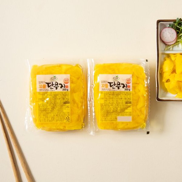 싱그람 꼬들단무지 300gX2입