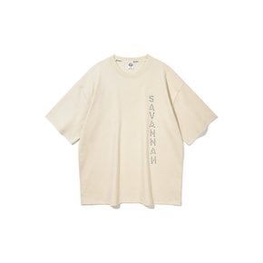 사바나 오버핏 반팔티 AST4553 (4 COLOR)