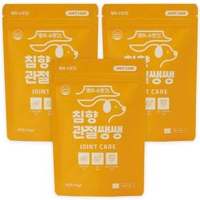 강아지 관절 노견 영양제 슬개골탈구 증상 콘드로이친 댕이수랏간 침향 관절쌩쌩 70g 3개