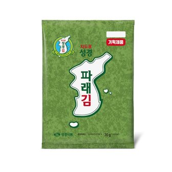  지도표 성경김 파래 전장김 3번들 (20g x 3봉) 10개 한박스