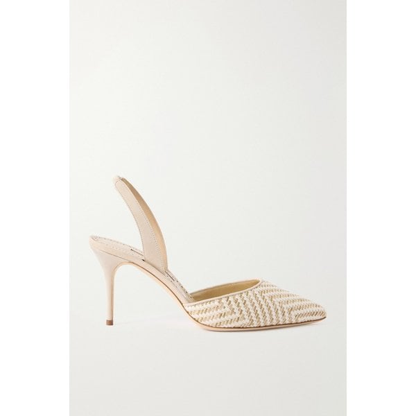 캐롤린 라피아 슬링백 펌프스 46376663162966222