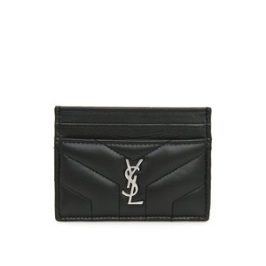 생로랑 [중고명품] 생로랑 루루 모노그램 카드지갑 YSL 블랙 카드홀더 504958