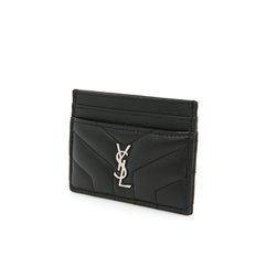 [중고명품] 생로랑 루루 모노그램 카드지갑 YSL 블랙 카드홀더 504958