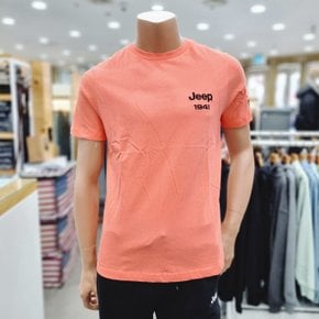 남녀공용 자수로고 반팔티셔츠(JM5TSU111)_DG